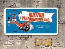 Baldwin Motion Performance  Inc. Top Cat  Novelty License Plate - Choose Color