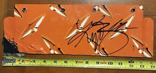 Kyle Busch Autographed Race Used Side Skirt NASCAR
