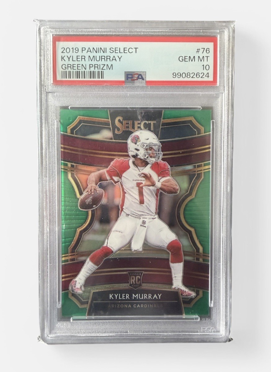 Kyler Murray 2019 Select 76 Green Prizm Rookie RC /5 PSA 10 Cardinals/Minnesota