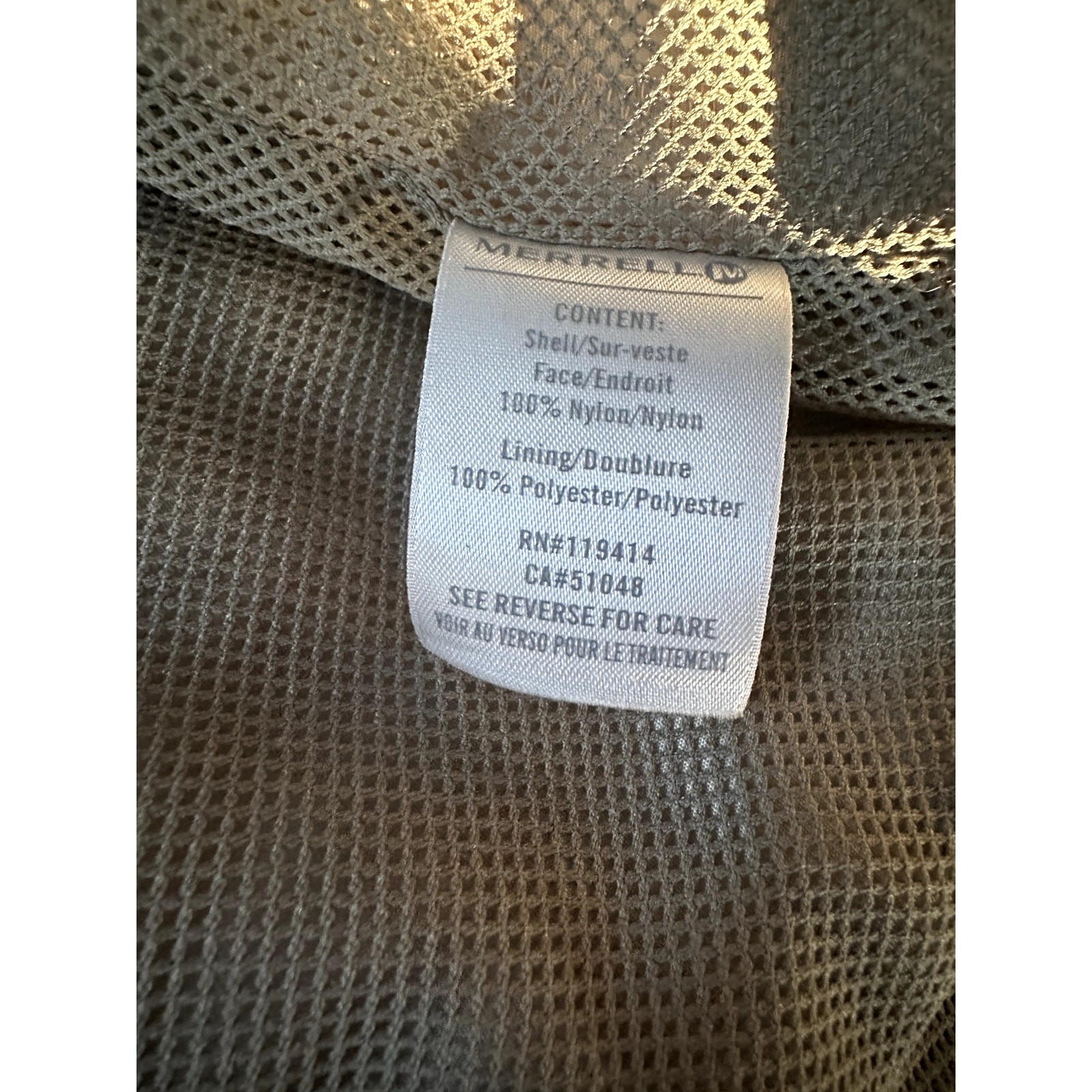 Merrell Tan Light weight Jacket Medium - image 2