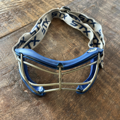 STX Zsee Women's Goggles Lacrosse Eye Guard Field Hockey Protection Dark Blue 6''