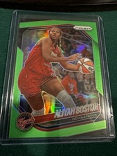 2025 Panini WNBA Prizm Aliyah Boston Lime Green #/225 Fever