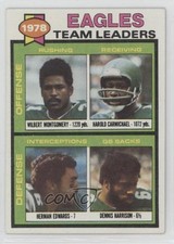 1979 Topps Team Leaders Wilbert Montgomery Harold Carmichael Herman Edwards 0z0n