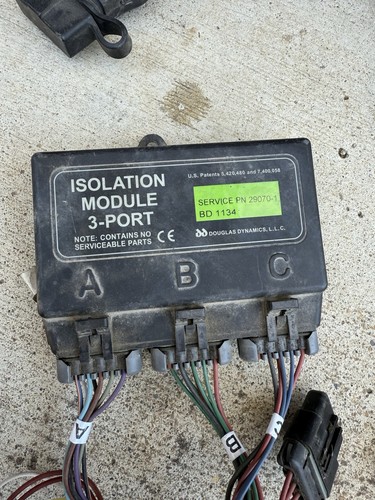 Western Fisher Snow Plow 3 Port Isolation Module P/N: 29070-1 and ...