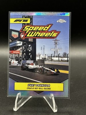 2025 Topps Chrome Formula 1 - 1975 Speed Wheels Yuki Tsunoda #75-RBR