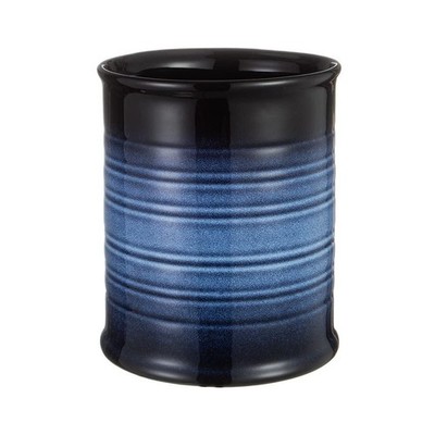 Nihow Ceramic Utensil Holder for Kitchen Counter, 7.2'', Blue | Extra Large, C...