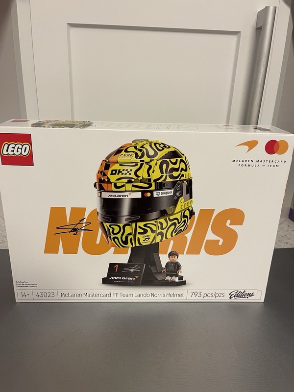 LEGO 43023 McLaren Mastercard F1 Team Lando Norris Helmet 793pc 14+ NIP
