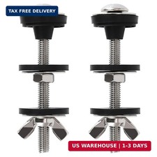 2PCS Universal Toilet Seat Screws Replacement Kit, Heavy Duty Toilet Tank Bolts
