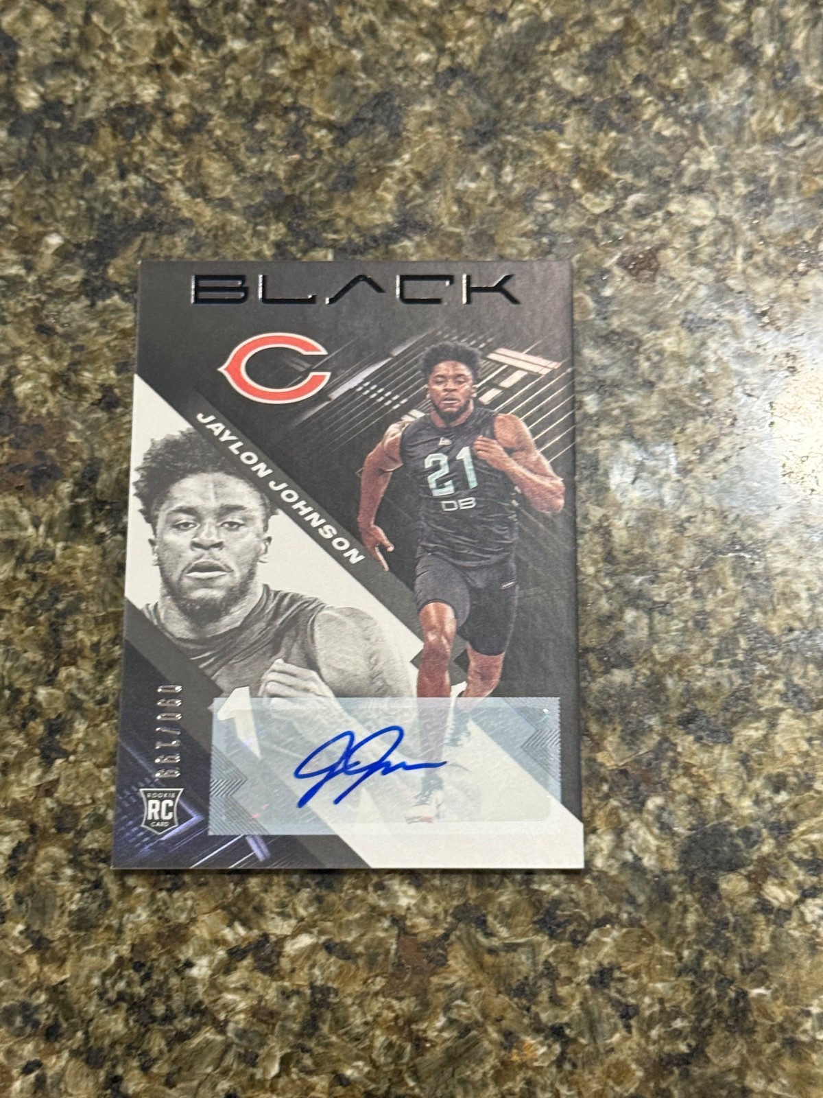 Jaylon Johnson 2020 panini black auto autograph #172 90/199