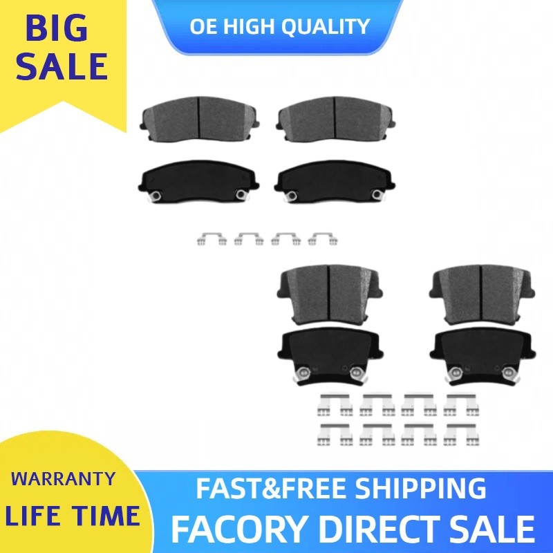 Front Rear Ceramic Brake Pads For Chrysler 300 2005 2006- 2019 2020