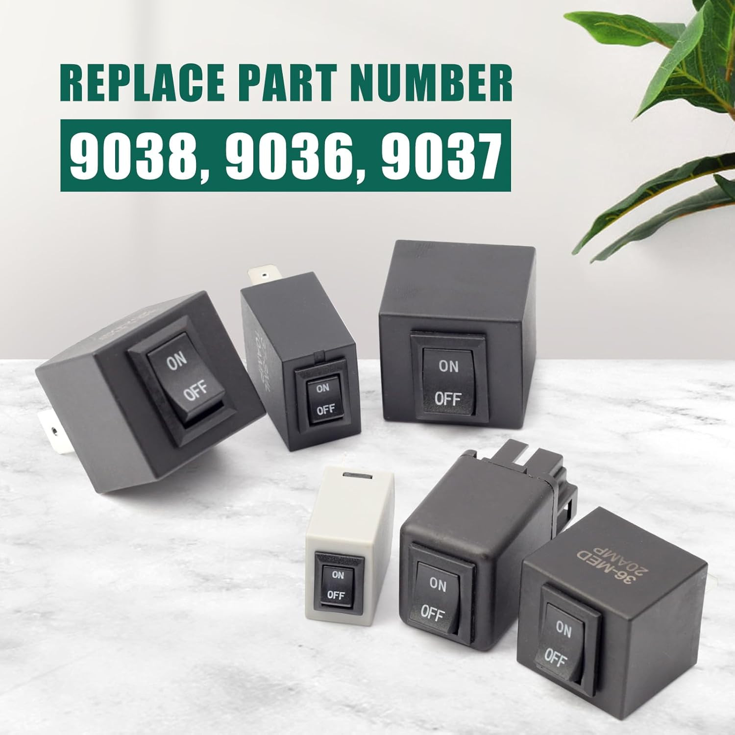 9038 Fuel Pump Relay Bypass Master Kit - Pack of 6 Relay Tester Diagnostic Scan 