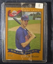 2002 Topps Baseball Joe Mauer #622 RC Minnesota Twins