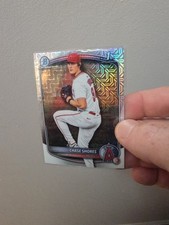 2025 Bowman Draft Chrome Mojo Refractor - #BDC-142 Chase Shores Angels
