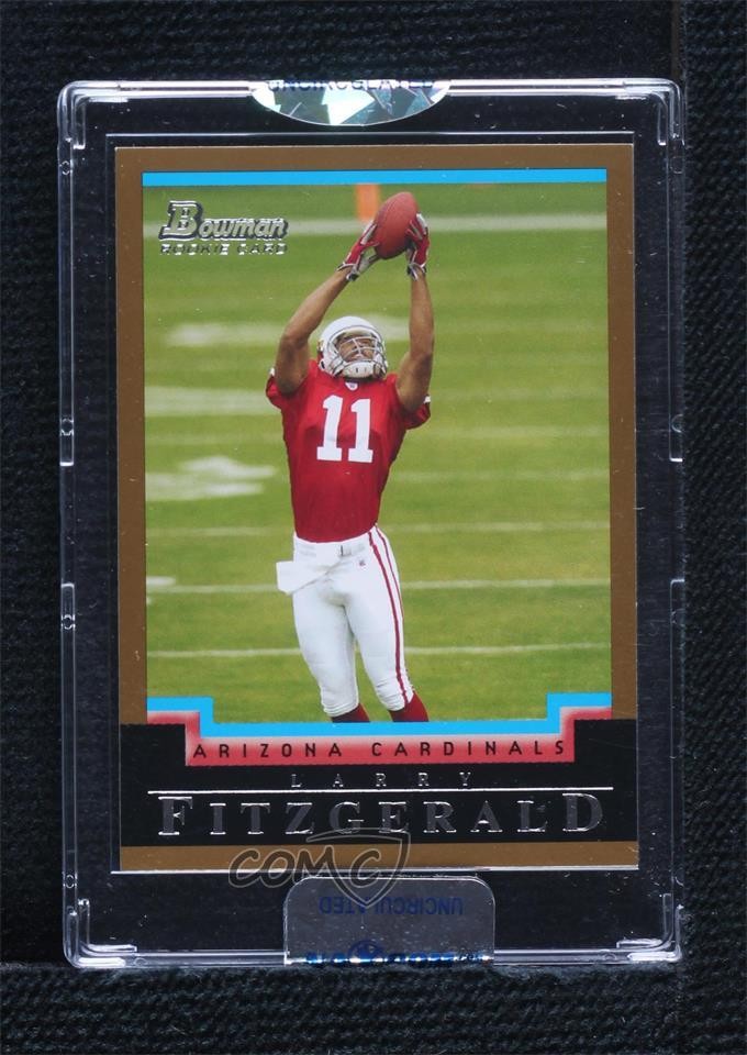 2004 Bowman Uncirculated Rookies Gold Larry Fitzgerald #125 HOF 1j2