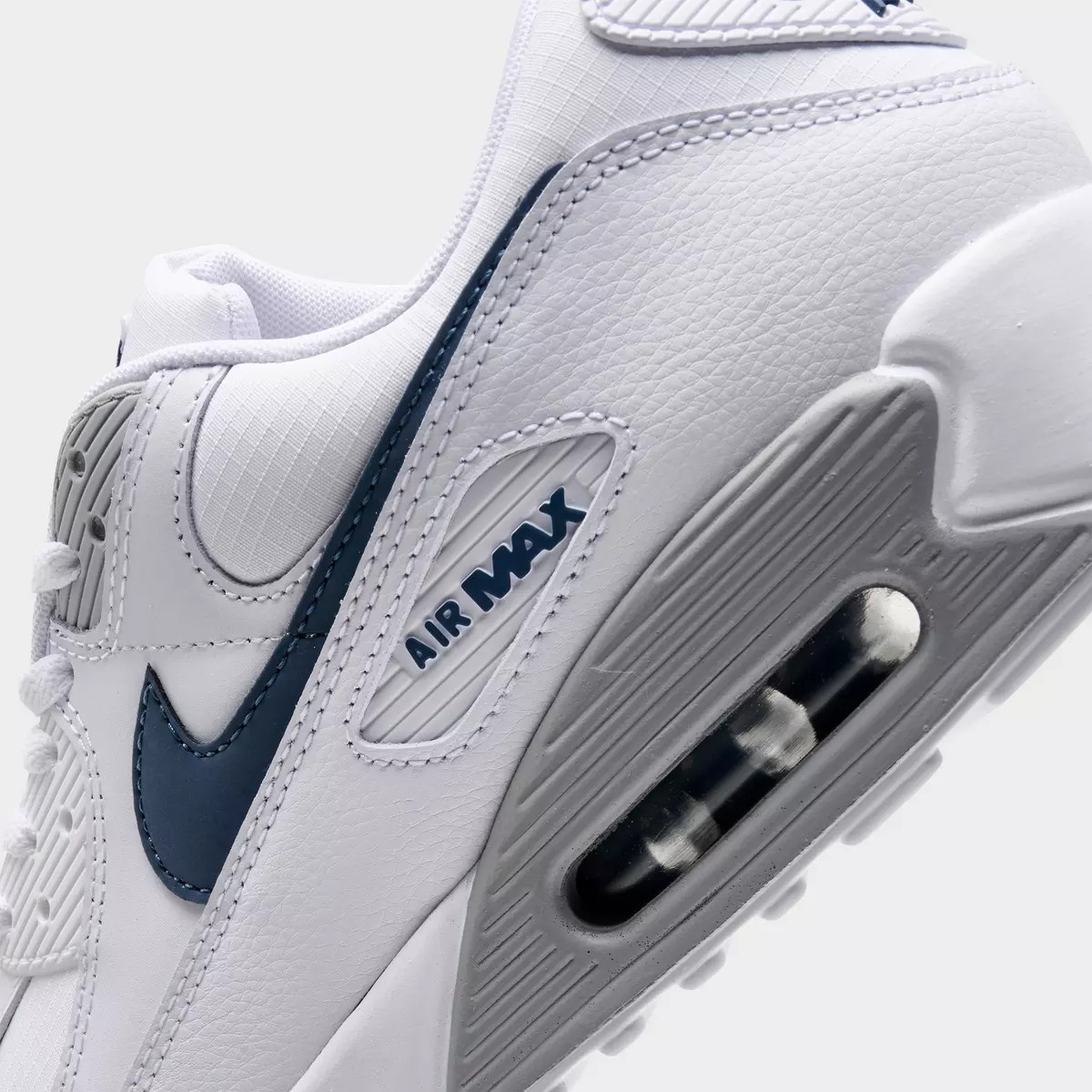 NEW Nike AIR MAX 90 Men's Casual Shoes REFLECTIVE WHITE BLUE US Sizes 7-14 NIB thumbnail 3