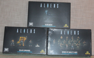 3 Aliens Bausätze GF9 Alien Queen Sulaco Survivors Hereos of hadleys Hope TOP
