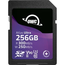 OWC / Other World Computing Atlas Ultra 256GB SDXC UHS-II V90 Memory Card
