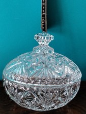 Porta Bon Bon In Cristallo Piombato - Cristallo lavorato a molatura.