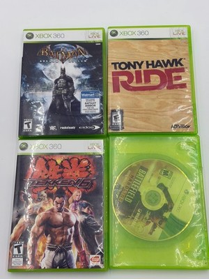 BATMAN: ARKHAM ASYLUM XBOX 360 TONY HAWK TEKKEN 6 BATTLEFIELD TESTED LOT OF 4