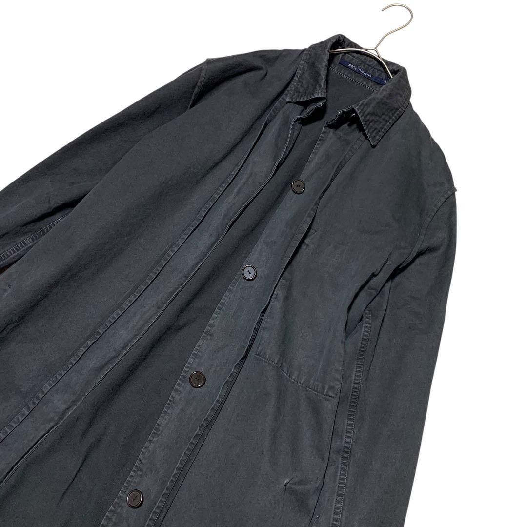 SOFIE D'HOORE Long Jacket Distressed Button Coat … - image 5