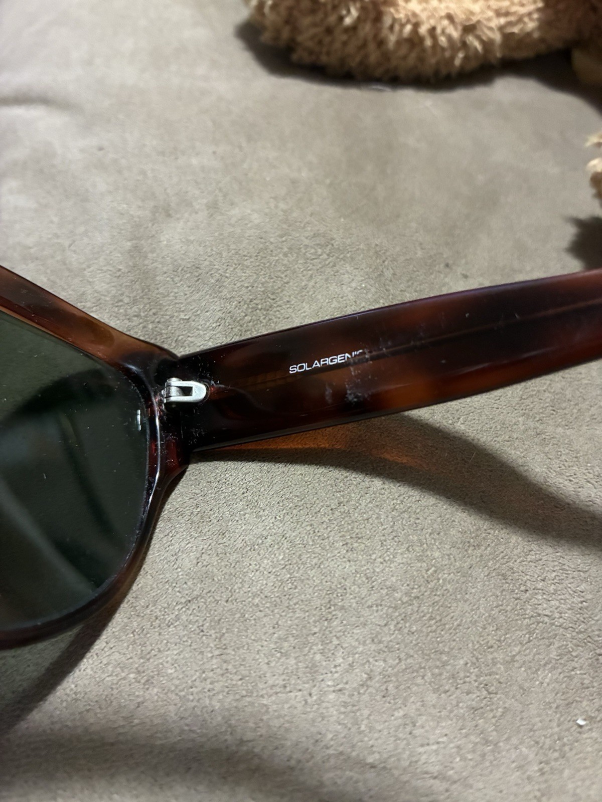Solargen Oversized Brown Tortoise Shell Sunglasse… - image 3