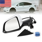 For 2020-23 TESLA MODEL Y Left Side Mirror Heated Power Fold White Driver Side