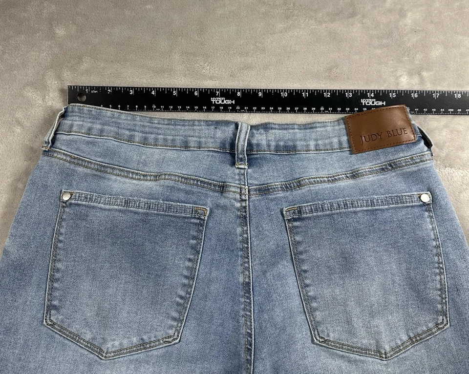 Pantalones de mezclilla Judy Blue Boyfriend Fit para mujer 13/31 (se adapta a 31x31) JB88938 elásticos Foto 3 de 4