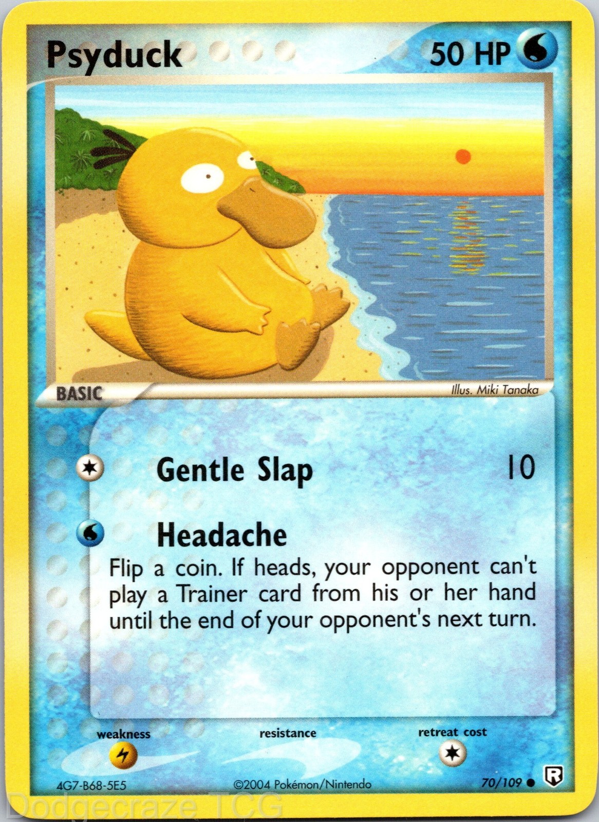 Psyduck 70/109 Common Team Rocket Returns Pokemon NM
