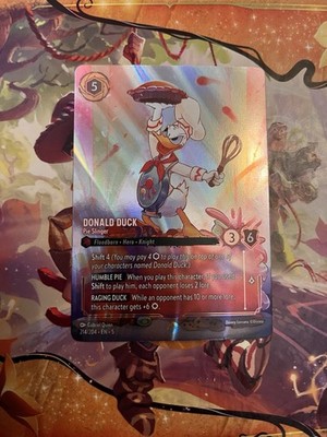 Donald Duck - Pie Slinger (Enchanted) 214/204 Shimmering Skies Holo