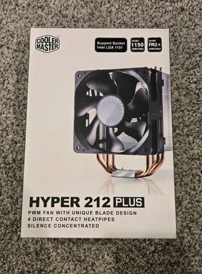 Cooler Master Hyper 212 Plus CPU Air Cooler Intel AMD