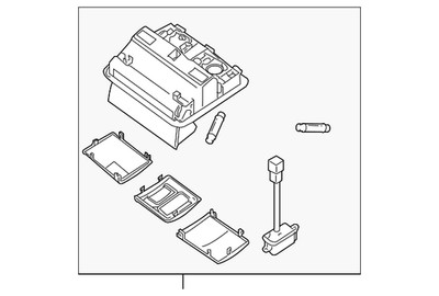 Genuine Nissan Reading Light 26430-9BK0C