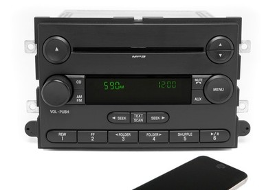 06-07 Ford Explorer Mercury Mountaineer Radio w Bluetooth Upgrade 6L2T-18C869-AK