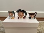 New ListingVintage Royal Doulton Small Toby Character Jugs Lot Of 3, Made In England