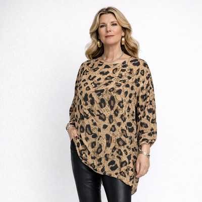 ROCKTHOSECURVES DAMEN BLUSE OBERTEIL BAUMWOLLE OVERSIZED TOP ÜBERGRÖSSE FLEDERMAUS SHIRT