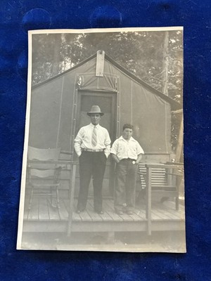 1942 Homewood Resort Lake Tahoe Tent Chairs Nevada California Ski Resort