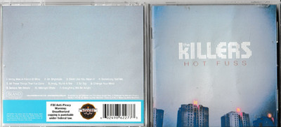 KILLERS - ''Hot Fuss''    (CD, 2004)   ShipsFREE!  the KILLERS