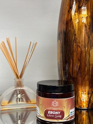 Ebony Glow Soap   Handmade with Organic African Black Soap