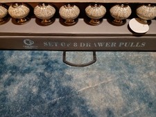 Casa Decor Drawer Knobs Ceramic Pulls Set Of 8 HAND CRAFTED HANDMADE in Box