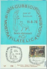83595 - ITALY - Postal History -  MAXIMUM CARD - Religion 1976  DOGS