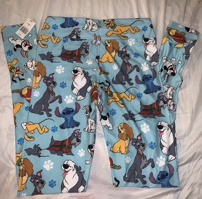 Disney Parks - Disney Dogs Sidekicks - Stitch, Pluto - Women's Leggings - 2x NWT