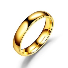 Titanium Court Shaped High Polished Wedding Ring Band '''All Width's & Size's'''