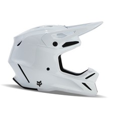 Fox Racing V3 RS Carbon Solid Helmet (White) ...