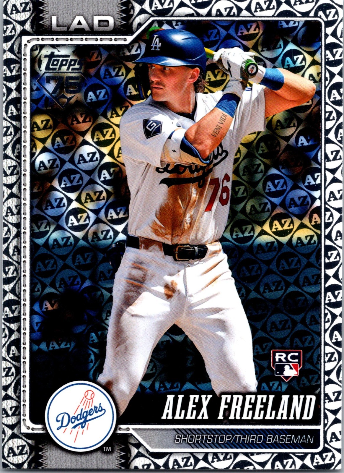 2026 Topps Series One 1 Spring Training Alex Freeland RC 74 Los Angeles Dodgers