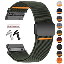 For Fitbit Versa 3 4/Sense/Sense 2 Strap Replacement Nylon Loop Sports Watchband