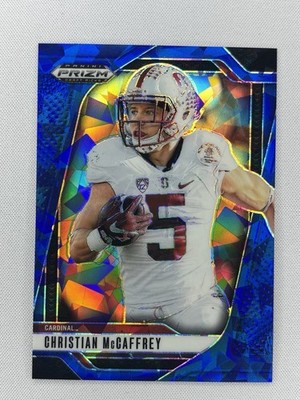 2025 Panini Prizm Draft Picks - Christian McCaffrey Blue Ice Prizm /149