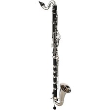 Backun Alpha Low C Synthetic Bass Clarinet 2-Piece Neck/Case/Nickel Plated Keys