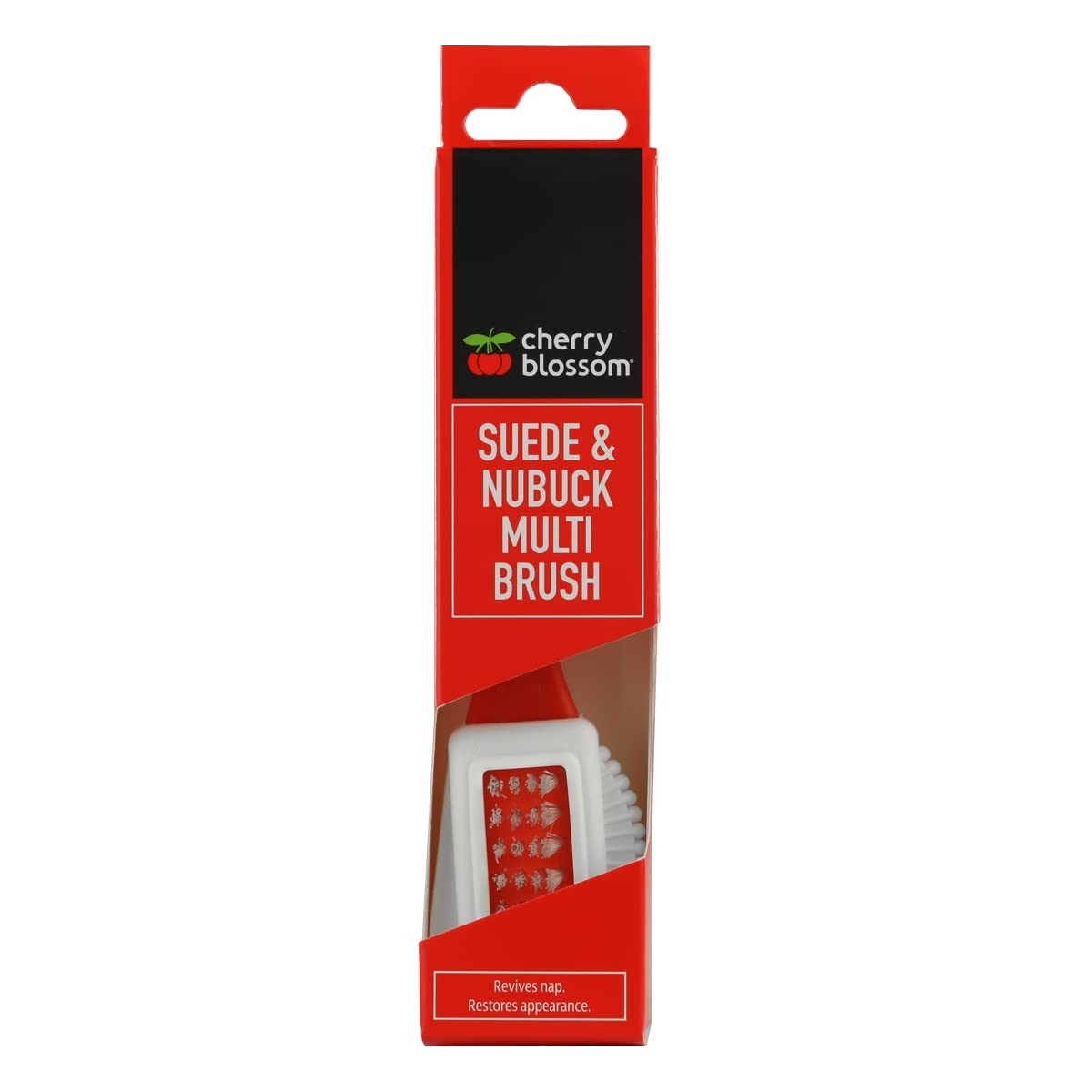 Cherry Blossom Suede & Nubuck Multi Brush | Footwear brush One Size, Weiß