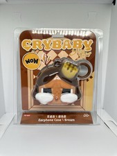 Authentic Pop Mart CRYBABY SHINY SHINY Series Earphone Case -  BROWN 