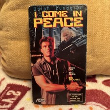 I Come In Peace VHS TAPE (1991, Dolph Lundgren, Sci Fi, Action) PROMOTIONAL USE