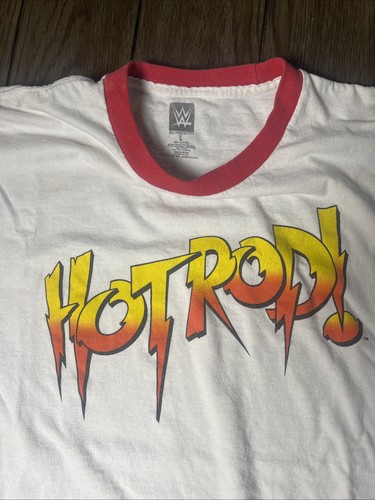 WWE/WWF Hot Rod L And Hot Ronda M Couples Wrestling Shirts Ringers - Picture 4 of 14